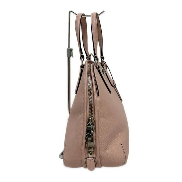 COACH Prince Street Satchel Crossgrained 34939 Light Pink Leather - Handbag - Picture 2 of 9